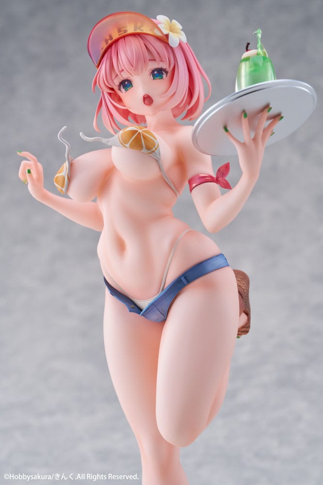 Illustration de statue d'origine 1/7 illustration de serveur d'été par Kink Limited Edition 25 cm