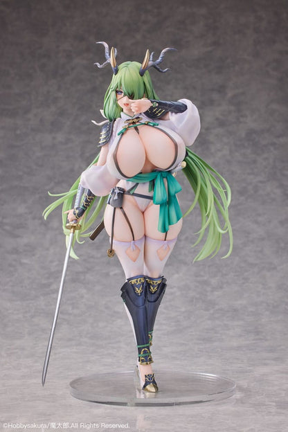 Original Character PVC Statue 1/6 Dokuganryu-chan Illustrated by Mataro Deluxe Edition 30 cm