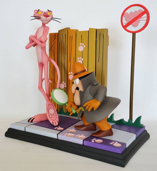 Statua La Pantera Rosa La Pantera Rosa e l'Ispettore 41 cm