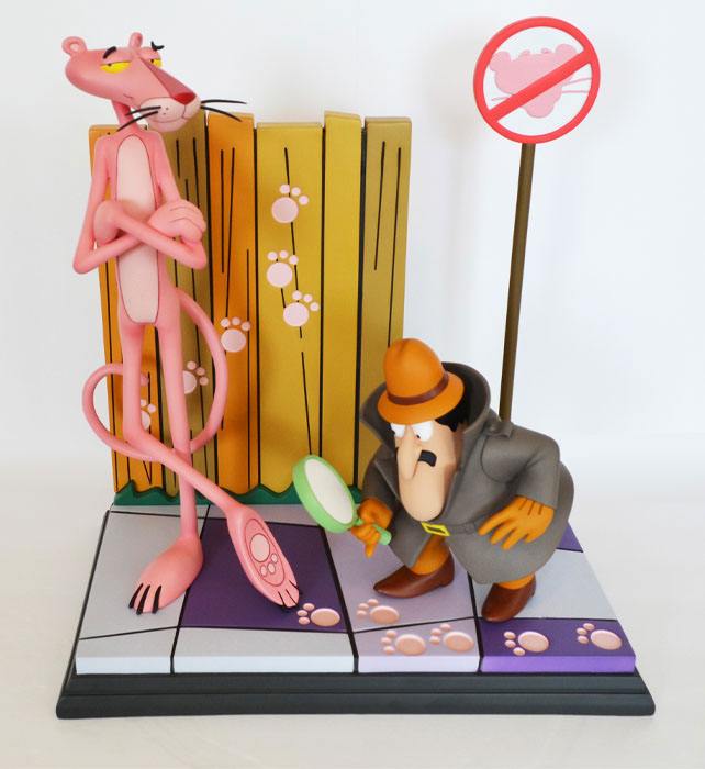 Statua La Pantera Rosa La Pantera Rosa e l'Ispettore 41 cm