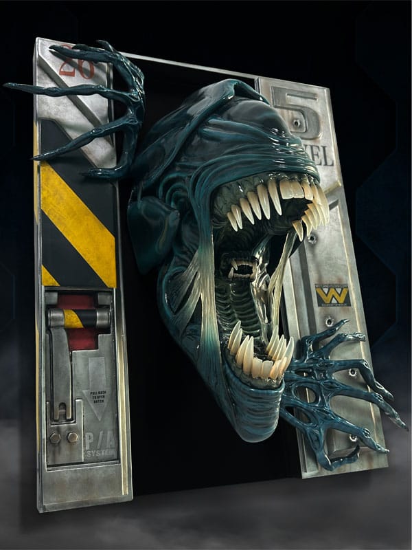 Sculpture murale des extraterrestres 1/2 Alien Queen 51 x 41 x 25 cm