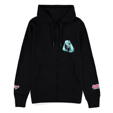 Hatsune Miku Zipper Hoodie Black