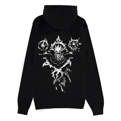 Diablo IV Zipper Hoodie Sweater Sorcerer Sigil