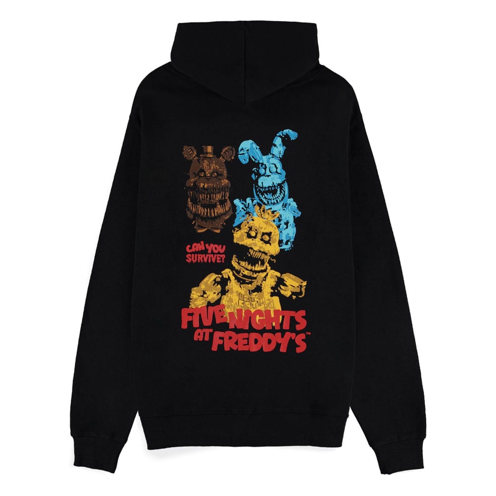 Five Nights at Freddy's Sudadera con capucha y cremallera ¿Puedes sobrevivir?
