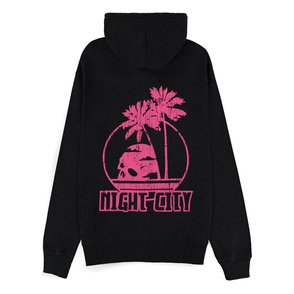 Cyberpunk 2077 Hoodie s kapuljačom s patentnim zatvaračem Night City