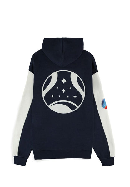 Starfield Zipper Hoodie Monochrome Emblem