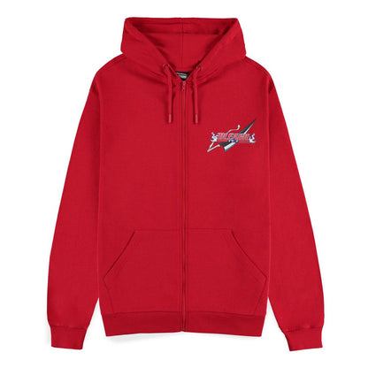 Bleach Zipper Hoodie Red