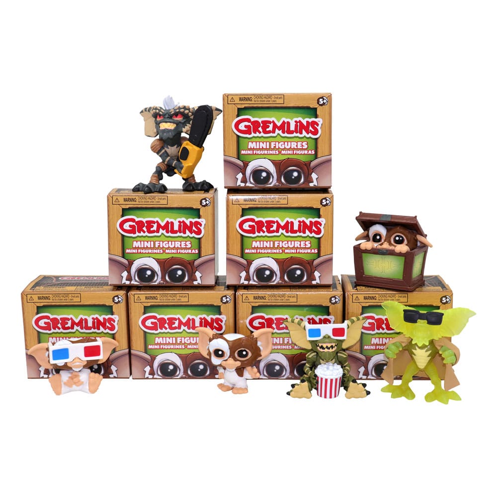 Minifiguras Gremlins Blind Box 6 cm Onda 1 Display (12)
