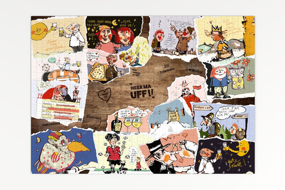 Heer ma uff !! - Das Pfalzpuzzle - Jigsaw Puzzle (1000 stuks)