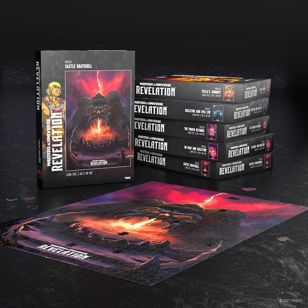 Evrenin Ustaları: Vahiy ™ Jigsaw Bulmaca Kalesi Grayskull (1000 parça)