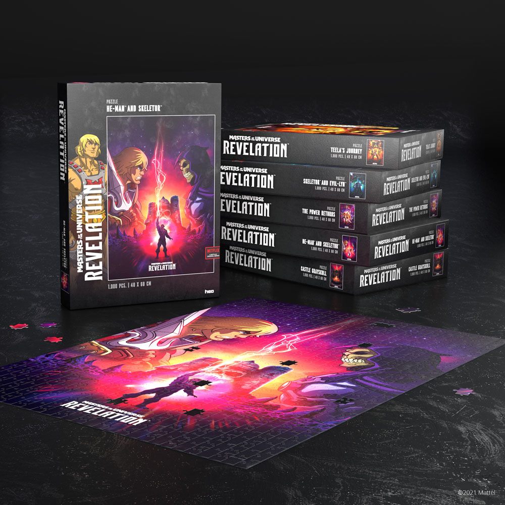 Masters of the Universe: Revelation ™ Jigsaw Puzzle He-Man ™ and Skeletor ™ (1000 stycken)