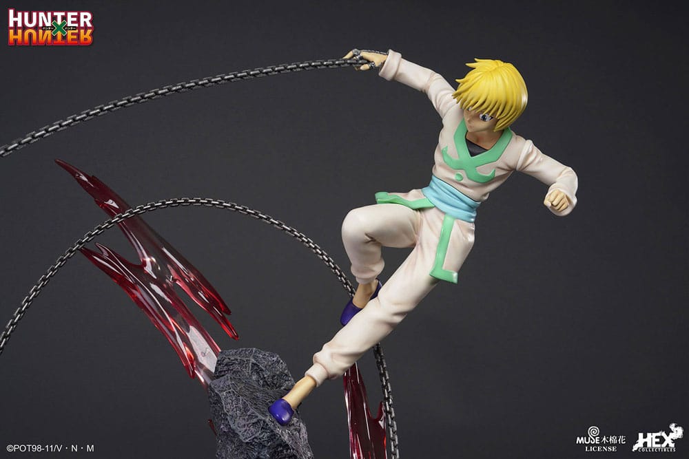 Hunter x Hunter Elite Dynamic Statue 1/6 Kurapika protiv Uvogina 61 cm