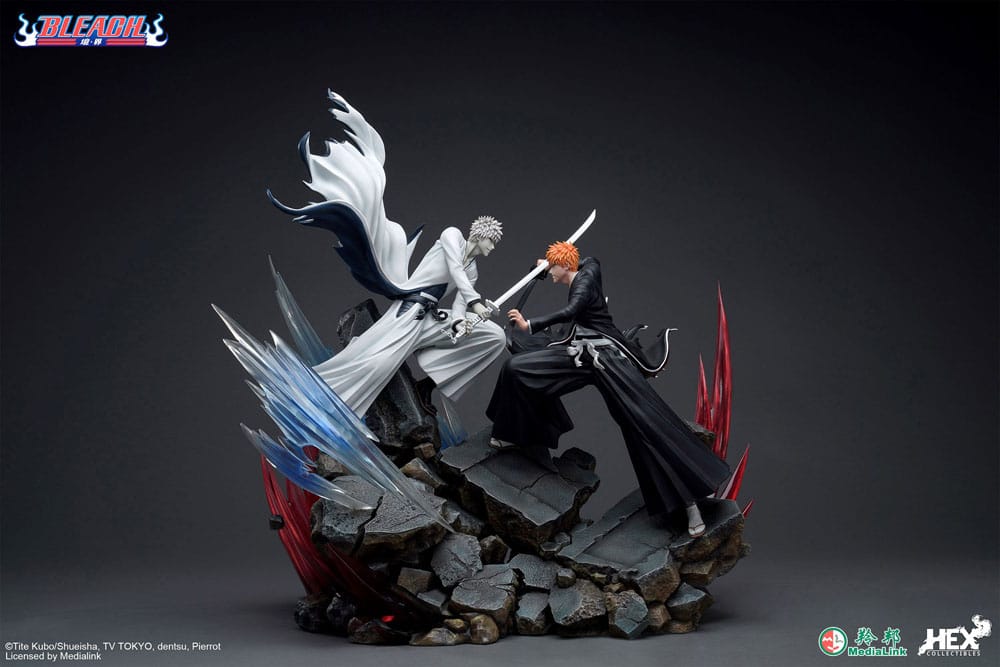 Bleach Elite Dynamic Statup 1/6 Ichigo Kurosaki vs Hollow Ichigo 56 cm