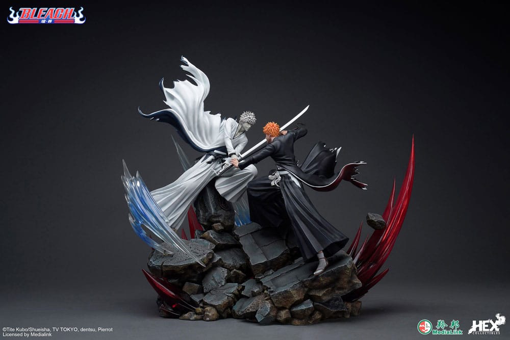 Bleach Elite Dynamic Statup 1/6 Ichigo Kurosaki vs Hollow Ichigo 56 cm