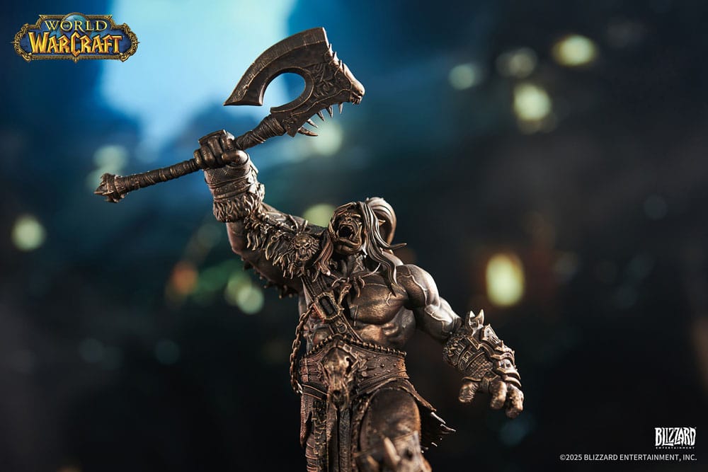 World of Warcraft-staty 1/10 Bronsfärgad upplaga Grommash Hellscream 31 cm