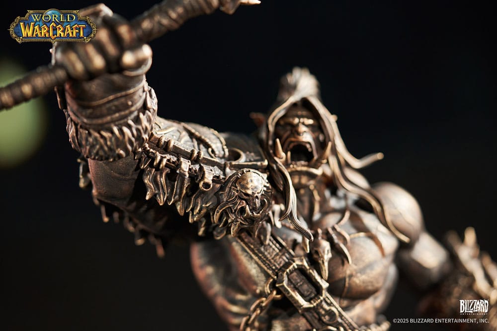 World of Warcraft-staty 1/10 Bronsfärgad upplaga Grommash Hellscream 31 cm