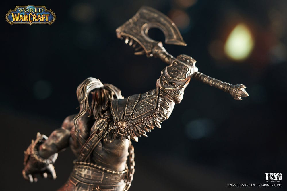 World of Warcraft-staty 1/10 Bronsfärgad upplaga Grommash Hellscream 31 cm