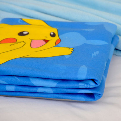 Pokemon fleece pokrivač Starter Pokemon 130 x 160 cm