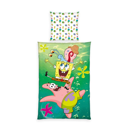 Spongebob Squarepants Ensemble de couette 135 x 200 cm / 80 x 80 cm