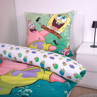 Spongebob Squarepants Ensemble de couette 135 x 200 cm / 80 x 80 cm