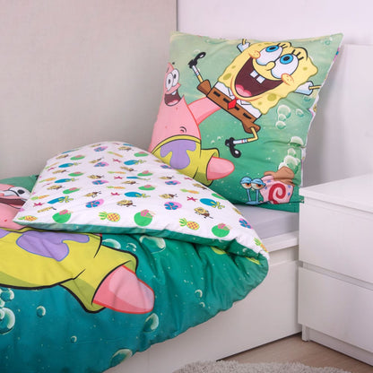 Spongebob Squarepants Ensemble de couette 135 x 200 cm / 80 x 80 cm