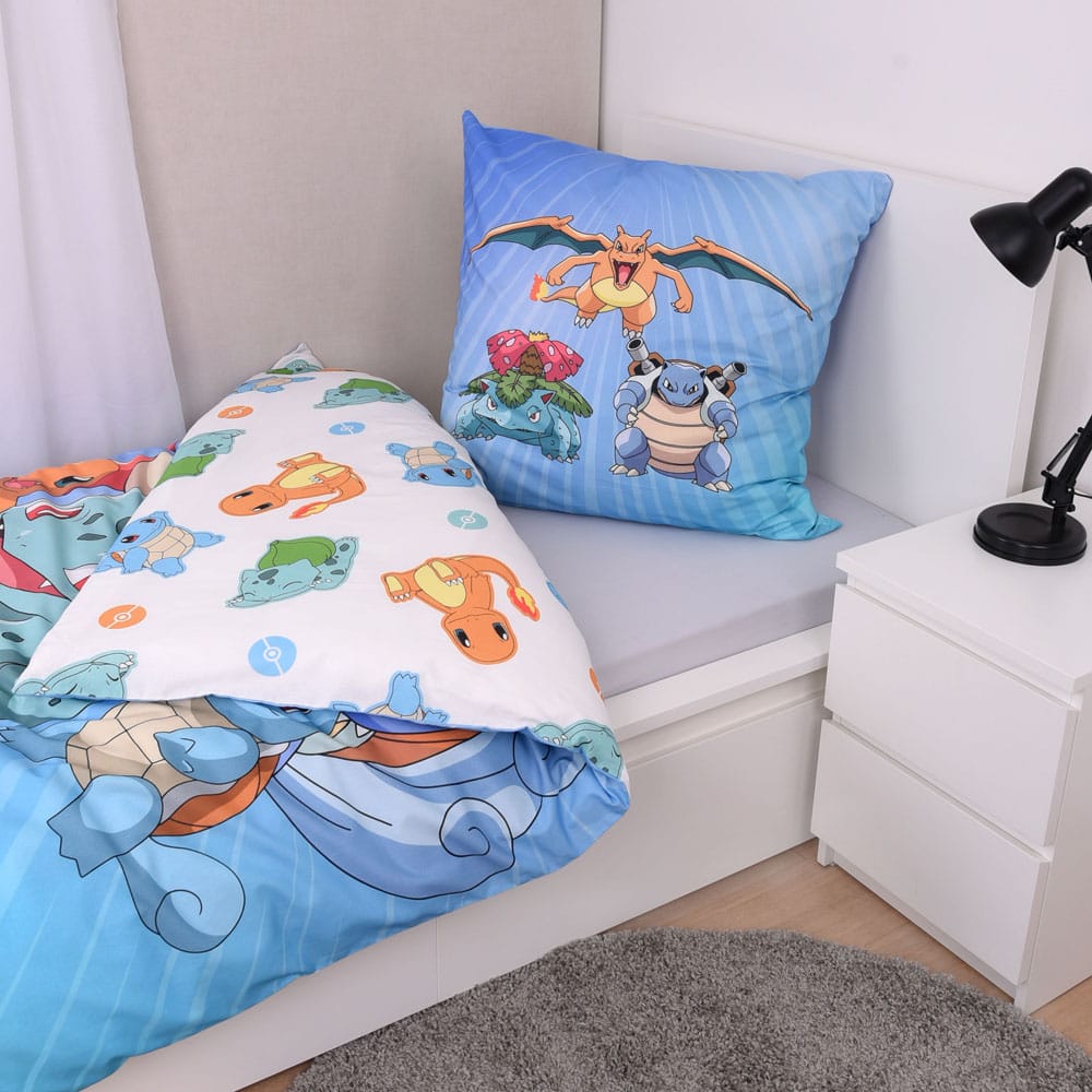 Pokemon Duvet Set Group B 135 x 200 cm / 80 x 80 cm