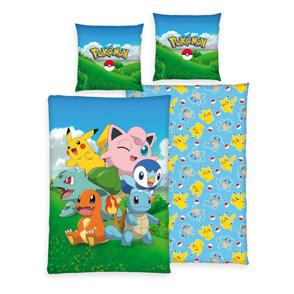 Pokemon Duvet Set Group A 135 x 200 cm / 80 x 80 cm