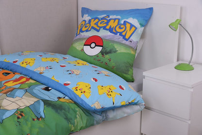 Pokemon Duvet Set Group A 135 x 200 cm / 80 x 80 cm