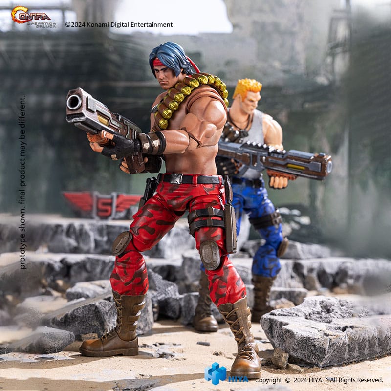 Contra: Operatie Galuga Exquisite Basic Action Figuur Bill Rizer 16 cm