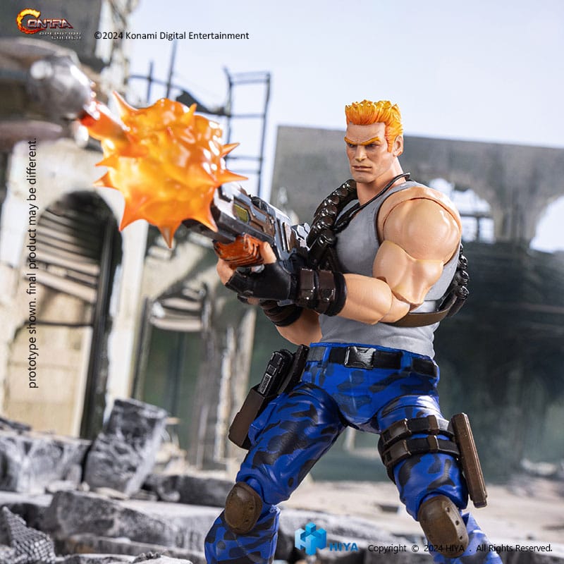 Contra: Operatie Galuga Exquisite Basic Action Figuur Bill Rizer 16 cm