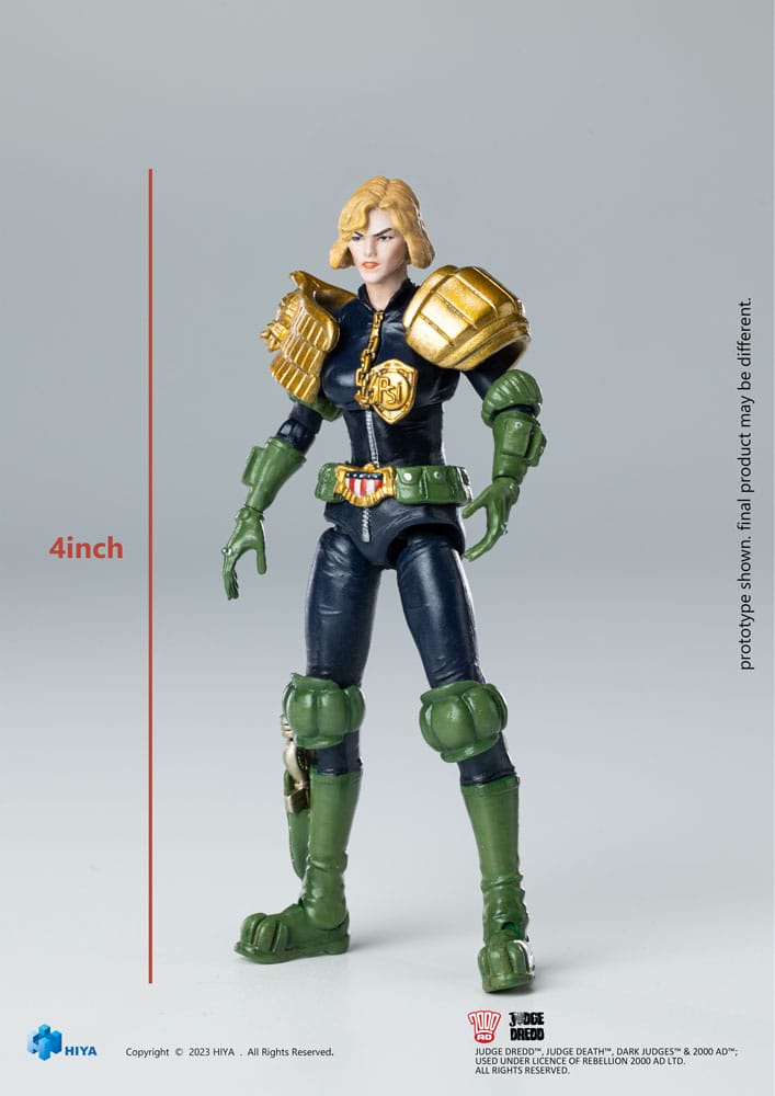 2000 AD Exquisite Mini Action Figure 1/18 Judge Dredd Judge Anderson VS The Dark Judges 10 cm