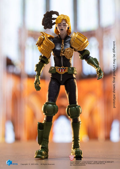 2000 AD Zarif Mini Eylem Şekil 1/18 Yargıç Dredd Yargıç Anderson Kahramanlar Hall of Heroes 10 cm