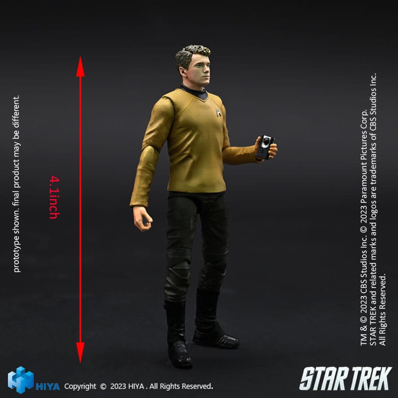Star Trek squisito mini azione Figura 1/18 Star Trek 2009 Chekov 10 cm