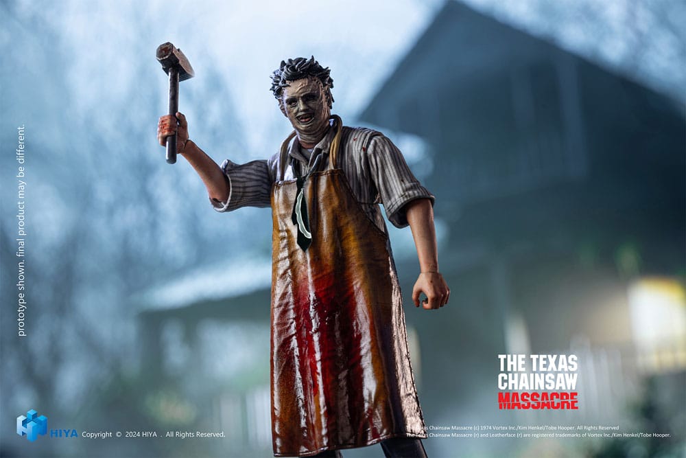 Texas Chainsaw Massacre (1974) Udsøgt mini -handling Figur 1/18 Killing Mask 11 cm
