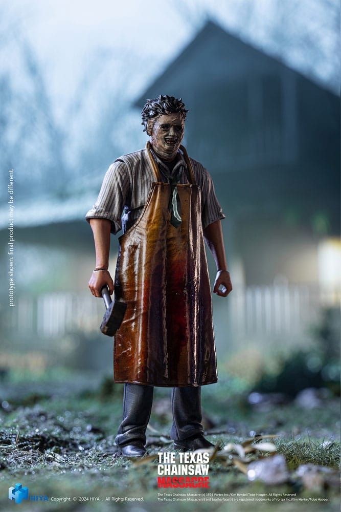 Texas Chainsaw Massacre (1974) Udsøgt mini -handling Figur 1/18 Killing Mask 11 cm