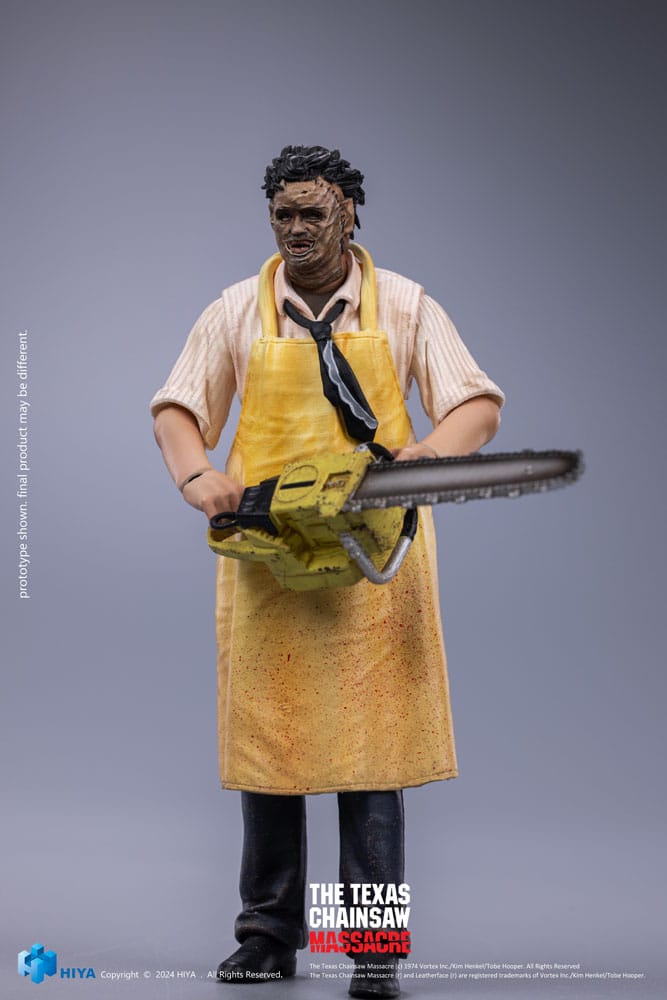 Texas Chainsaw Massacre (1974) Exquise Mini Action Figuur 1/18 Leatherface - Killing Mask Standard Ver. 11 cm