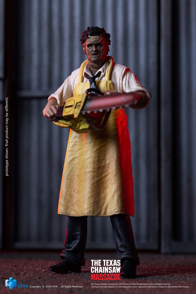 Texas Chainsaw Massacre (1974) Exquise Mini Action Figuur 1/18 Leatherface - Killing Mask Standard Ver. 11 cm
