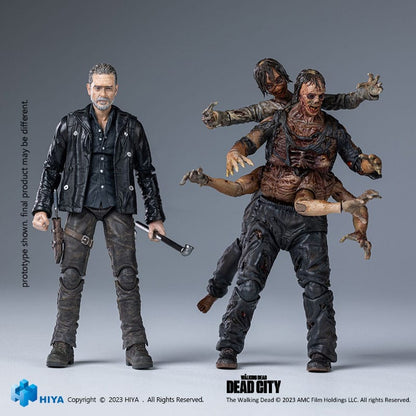 The Walking Dead Zarif Mini Aksiyon Şekil 1/18 Dead City Negan 11 cm