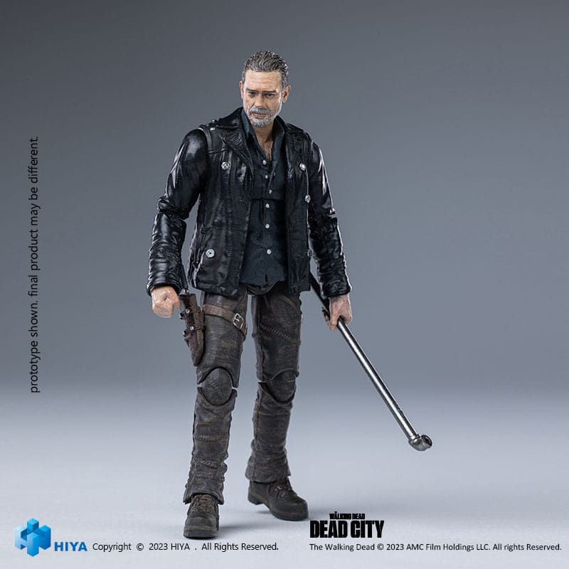 The Walking Dead Zarif Mini Aksiyon Şekil 1/18 Dead City Negan 11 cm