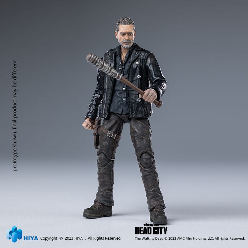 The Walking Dead Zarif Mini Aksiyon Şekil 1/18 Dead City Negan 11 cm