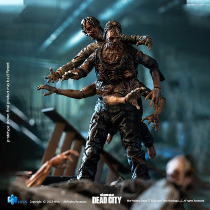 The Walking Dead Zarif Mini Aksiyon Şekil 1/18 Ölü Şehir Walker King 11 Cm
