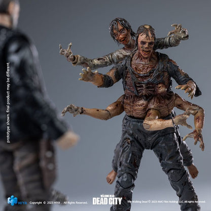 The Walking Dead Zarif Mini Aksiyon Şekil 1/18 Ölü Şehir Walker King 11 Cm