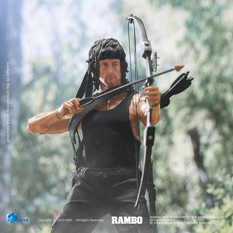 First Blood II Exquisite Super Series  Actionfigur 1/12 First Blood II John Rambo 16 cm