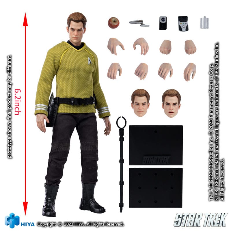 Star Trek Exquisite Super Series ActionFigur 1/12 Kirk 16 cm