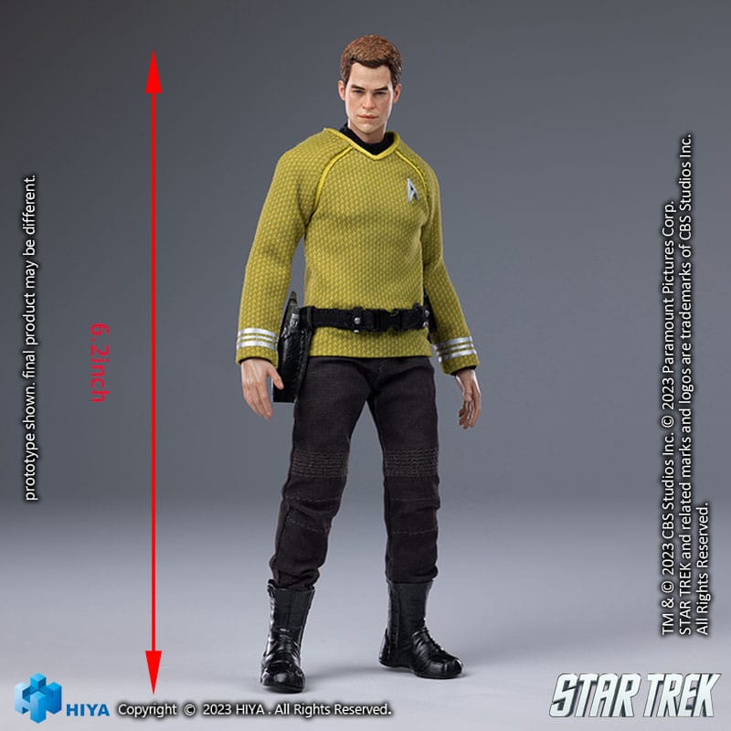Star Trek Exquisite Super Series ActionFigur 1/12 Kirk 16 cm