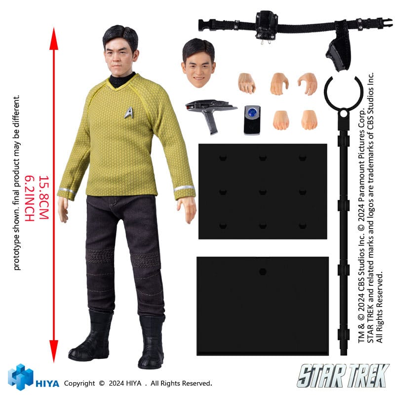Star Trek 2009 Super Series ActionFigur 1/12 Sulu 16 cm