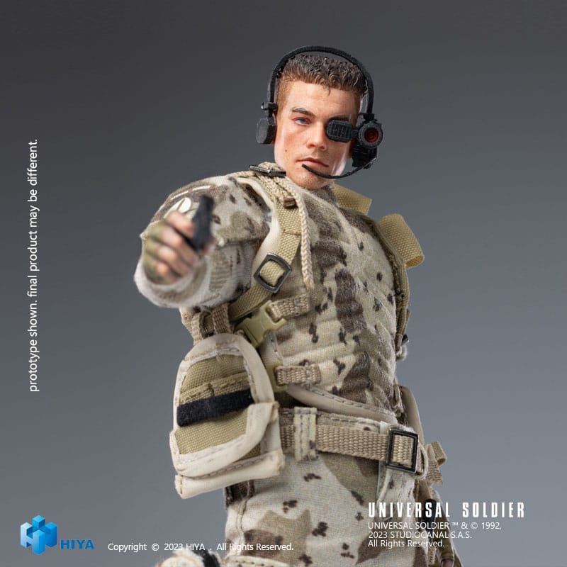 Evrensel Asker Zarif Süper Serisi ActionFigur 1/12 Luc Deveraux 16 cm