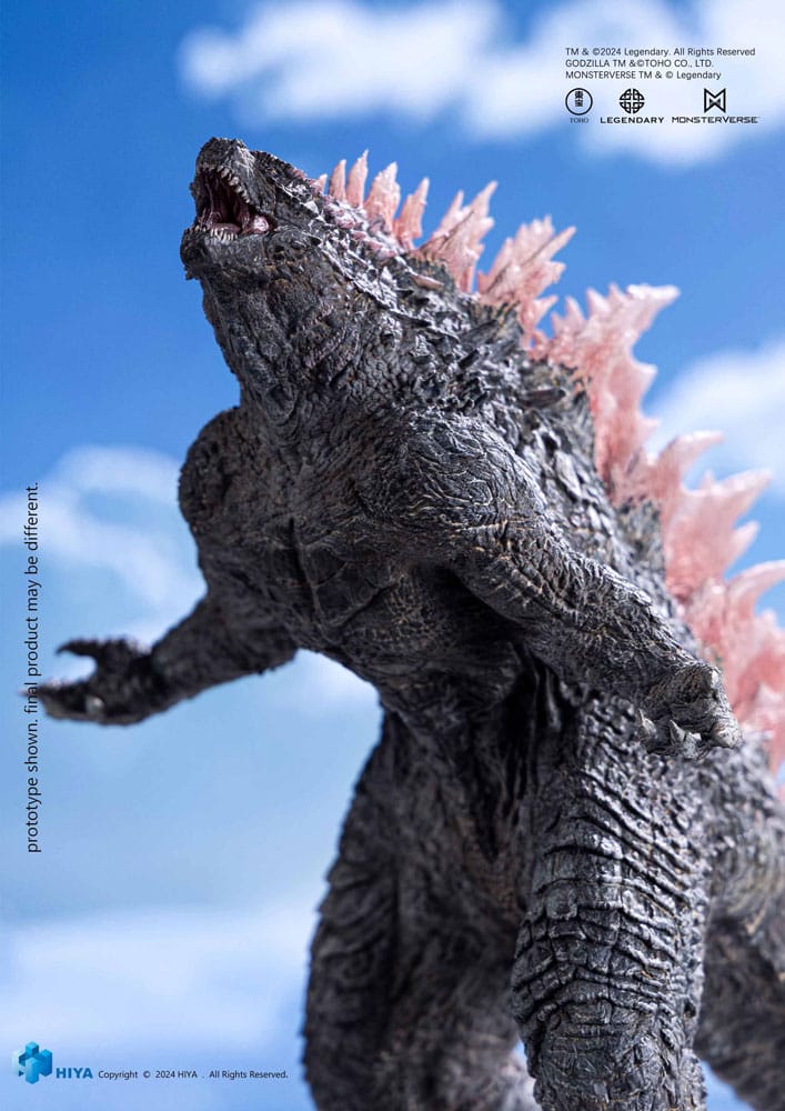 Godzilla X Kong: Det nye imperiet utsøkt stylist actionfigur Godzilla utviklet ver. 18 cm