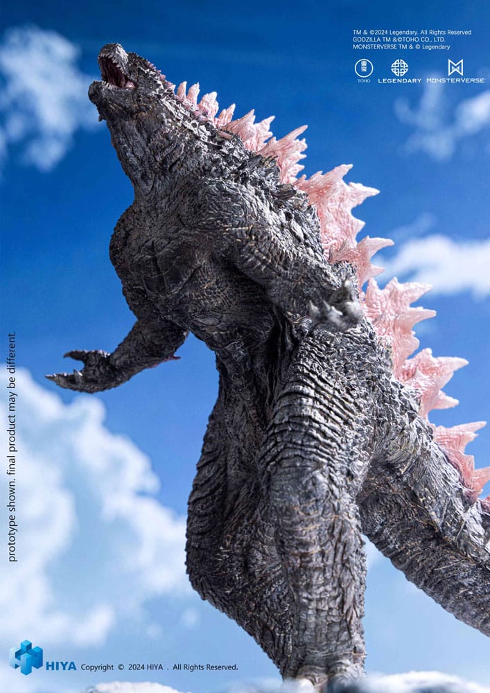 Godzilla X Kong: Det nye imperiet utsøkt stylist actionfigur Godzilla utviklet ver. 18 cm