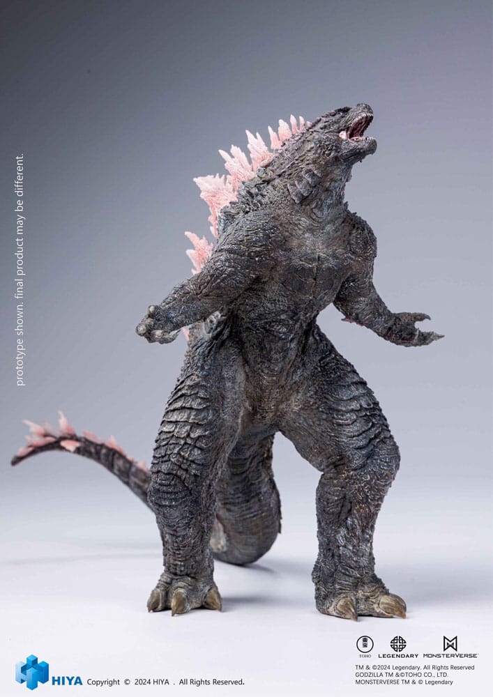 Godzilla X Kong: Det nye imperiet utsøkt stylist actionfigur Godzilla utviklet ver. 18 cm